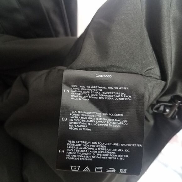 NOIZE Theo Raincoat Black XL NWT - Picture 11 of 14